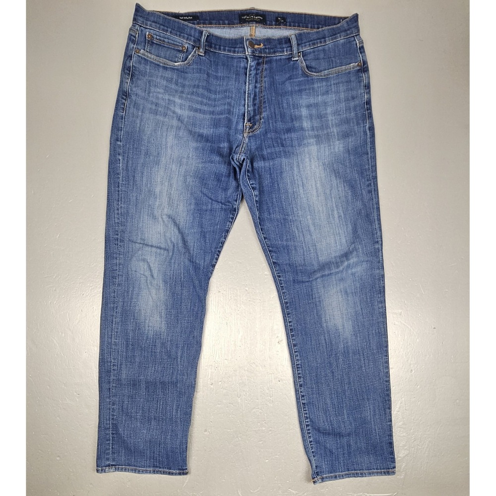 Lucky Brand 363 Straight Jeans Mens‎ 38x32 Blue Stretch Denim Casual Preppy